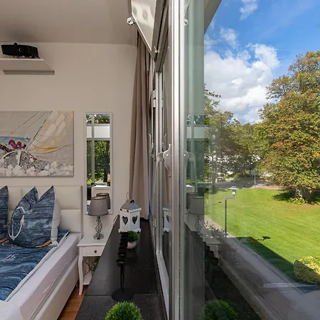 Meerblick-am Strand, Im Kurpark! Apartament Glücksburg